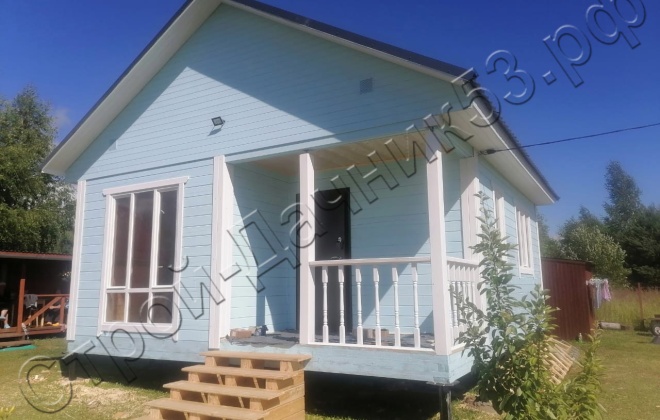 1 Брусовой дом ОД-16, 6х7м, 42М², Тульская область, Заокский район, коттеджный поселок «Покровское Южное» (8)